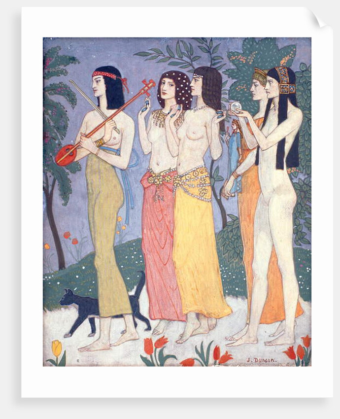 The Attendants of the Queen of Sheba by John Duncan