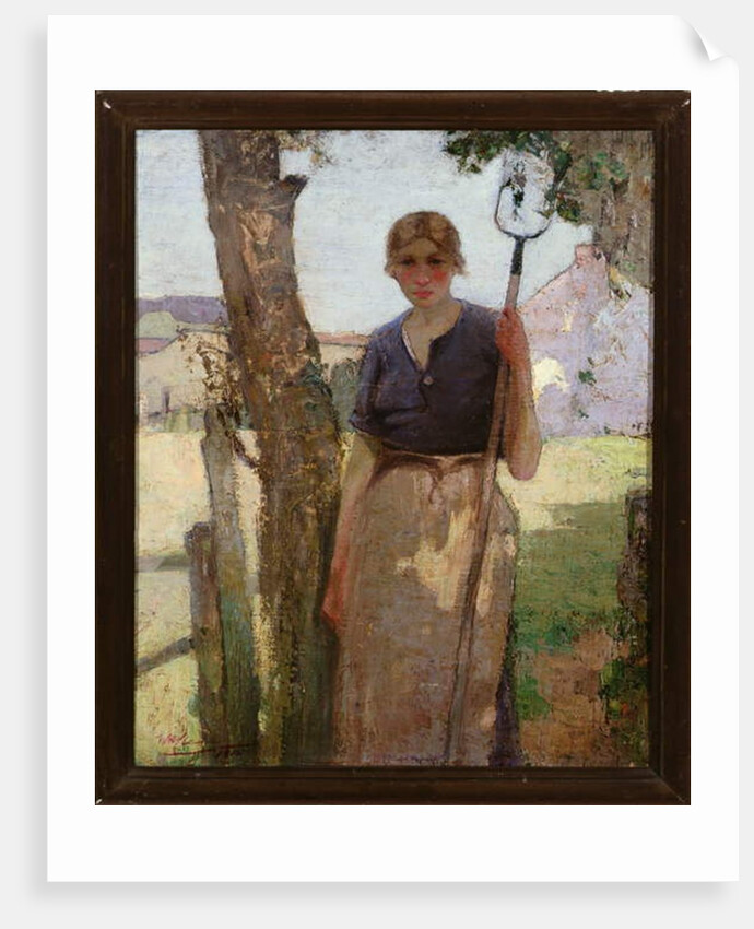 The Farm Girl, 1915 by William Hanna Clarke