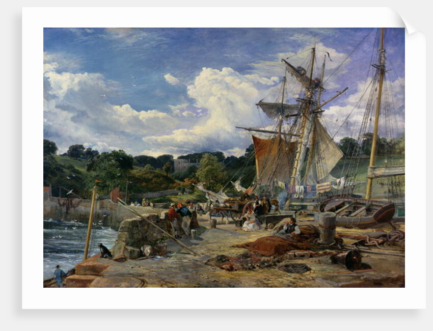 The Pier Head, Aberdour, Firth of Forth, 1865 by Samuel Bough