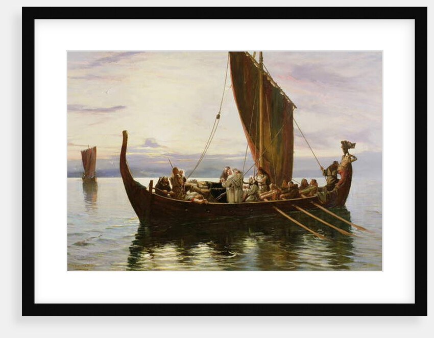 The Last Voyage of the Viking, 1882 by Robert Gibb