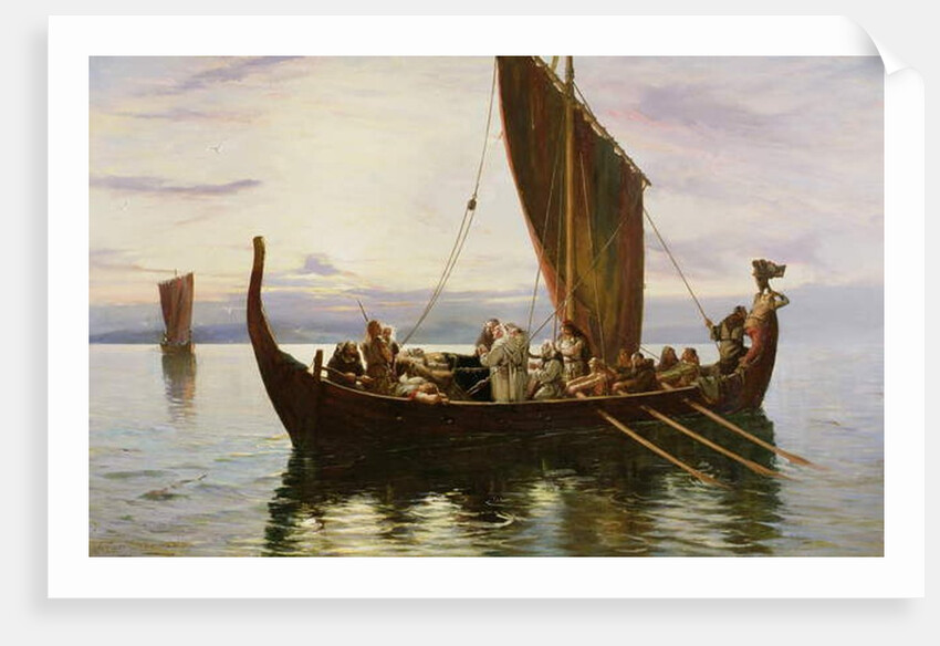The Last Voyage of the Viking, 1882 by Robert Gibb