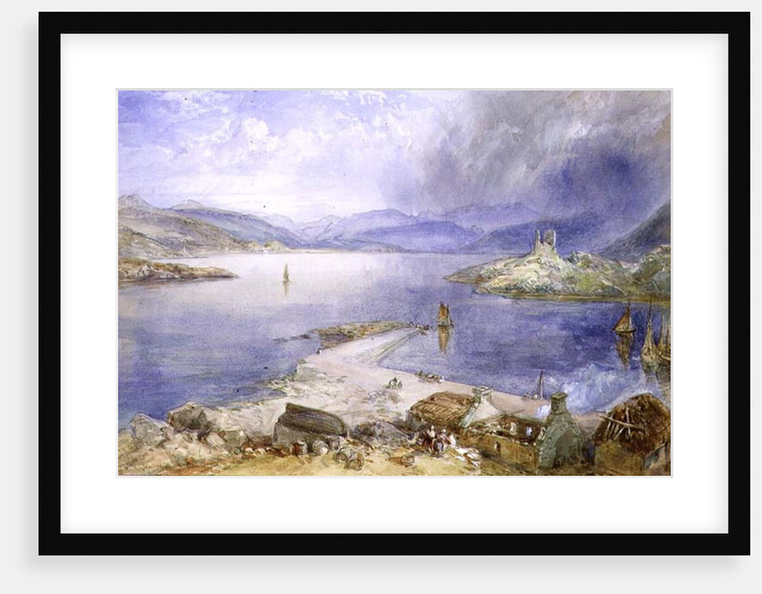Kyleakin, Skye, 1866 by William 'Crimea' Simpson