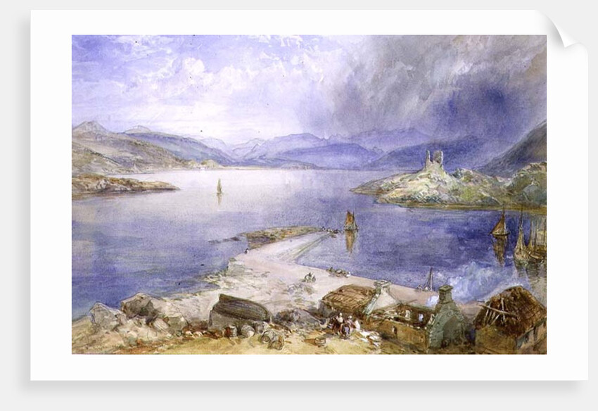 Kyleakin, Skye, 1866 by William 'Crimea' Simpson