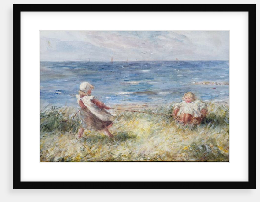 Playing by the Shore by Robert Gemmell Hutchison