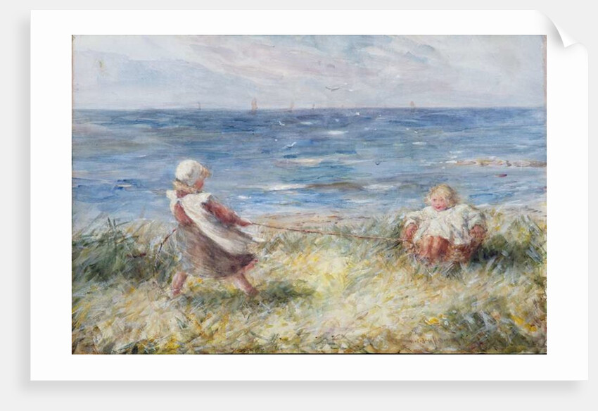 Playing by the Shore by Robert Gemmell Hutchison