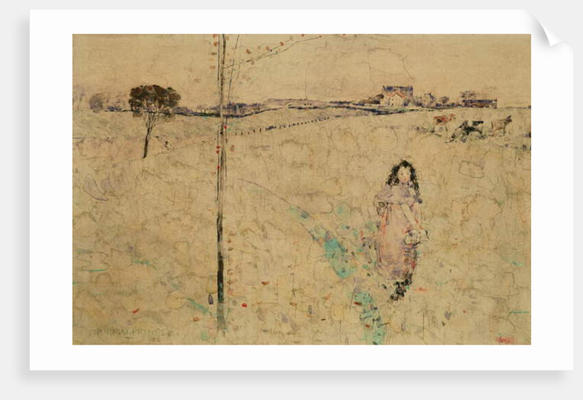Girl in a Meadow, 1892 by John Quinton Pringle