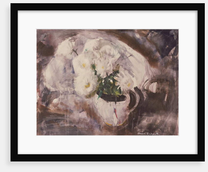 White Flowers in a White Jug, c.1960 by Anne Redpath