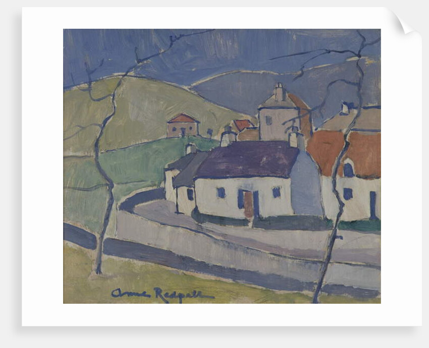 Farm at Ruberslaw, 1940 by Anne Redpath