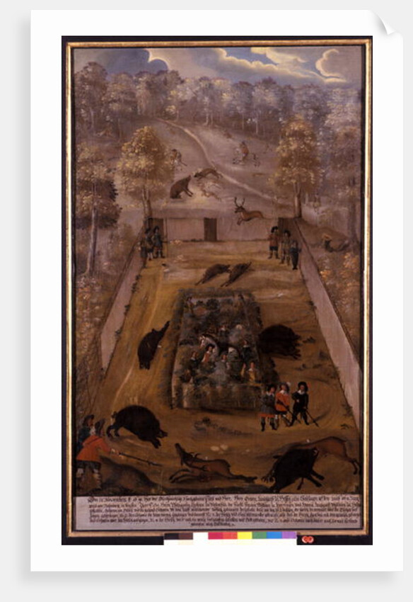 The Boar Hunt, c.1619 by German School