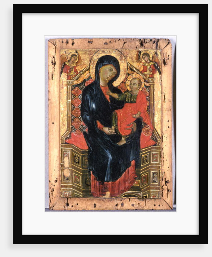Enthroned Madonna with Child and two Angels, c.1300 by Deodato Orlandi