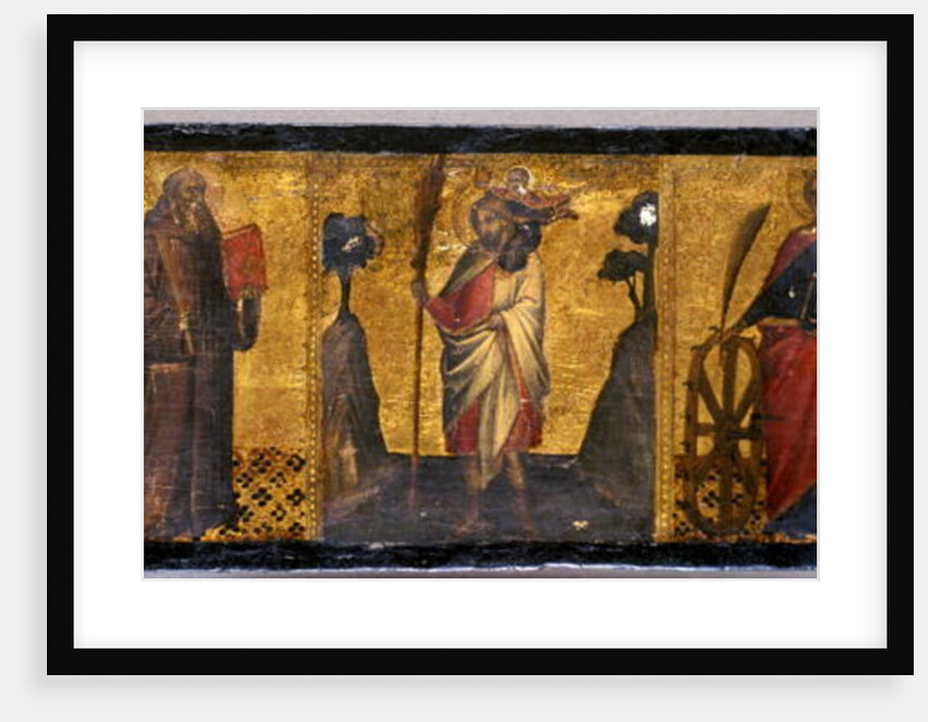 St. Benedict, St. Christopher and St. Catherine, c.1400 by Aretino Luca Spinello or Spinelli