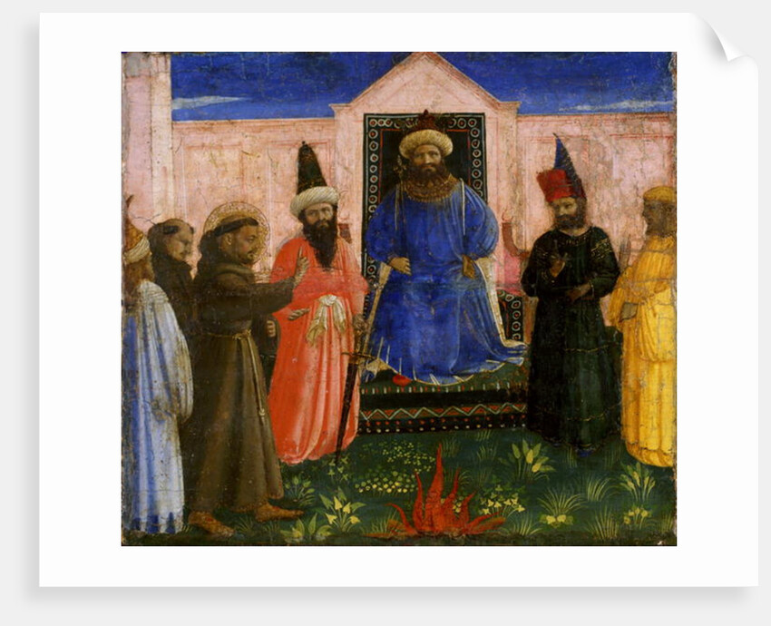 The Trial by Fire of St. Francis before the Sultan, c.1435-40 by Fra Angelico