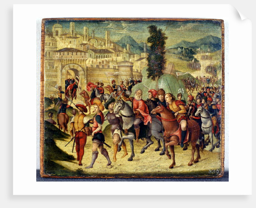 Scene from Roman history by Niccolo the Younger Giolfino