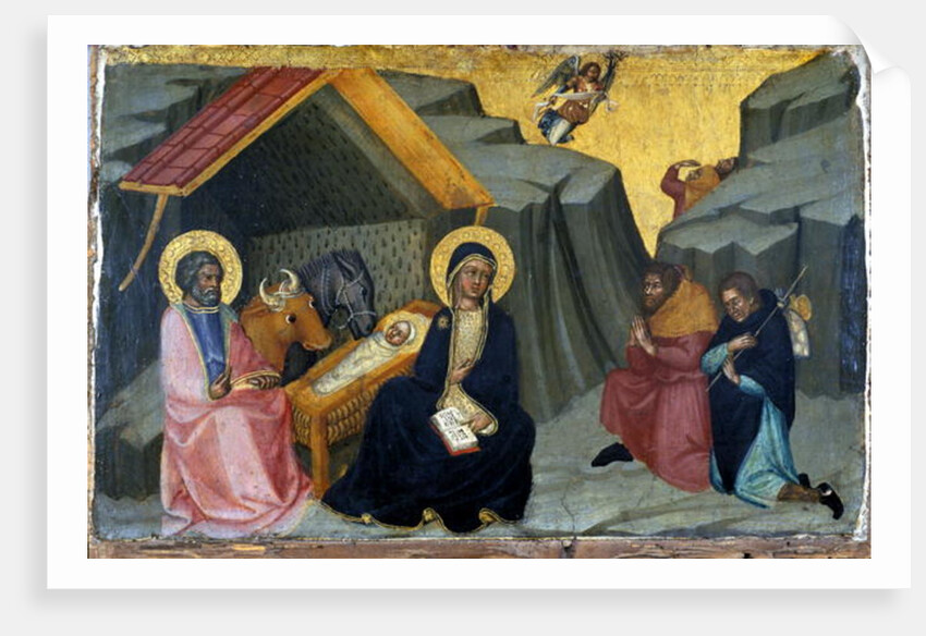 The Adoration of the Shepherds, c.1400 by Paolo di Giovanni Fei