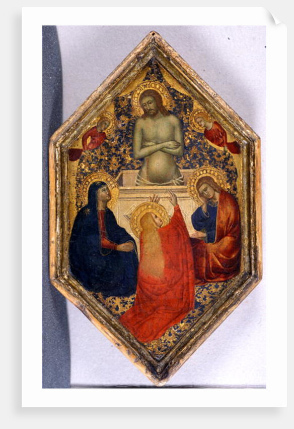 Christ as the Man of Sorrows with Mary, John and Mary Magdalene by Niccolo di Pietro Gerini