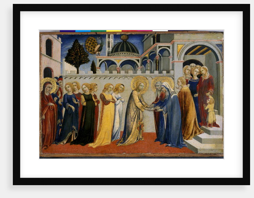 Mary's Homecoming from the Temple, c.1448/51 by Sano di also Ansano di Pietro di Mencio Pietro