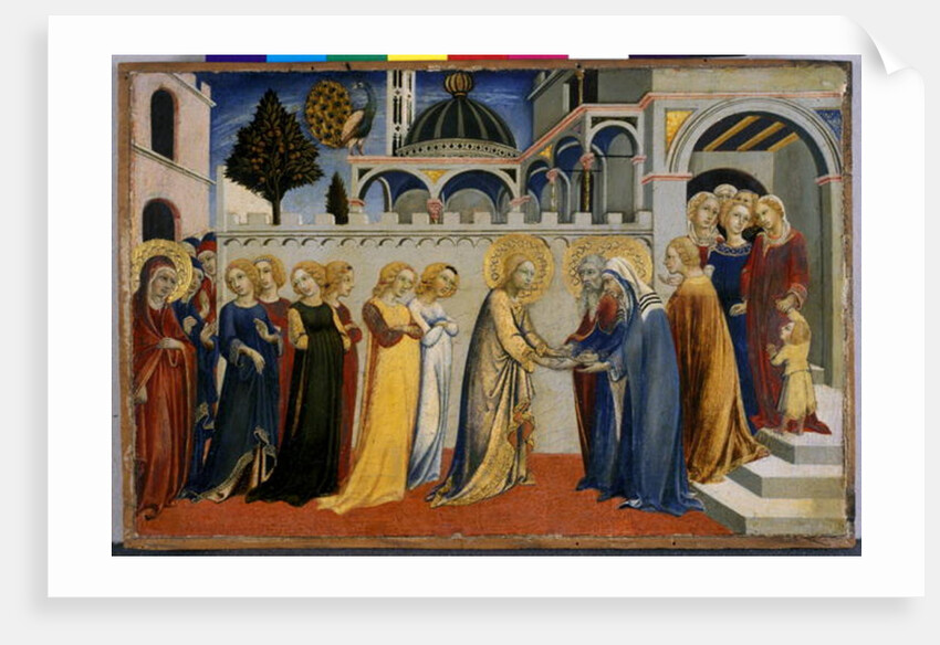 Mary's Homecoming from the Temple, c.1448/51 by Sano di also Ansano di Pietro di Mencio Pietro