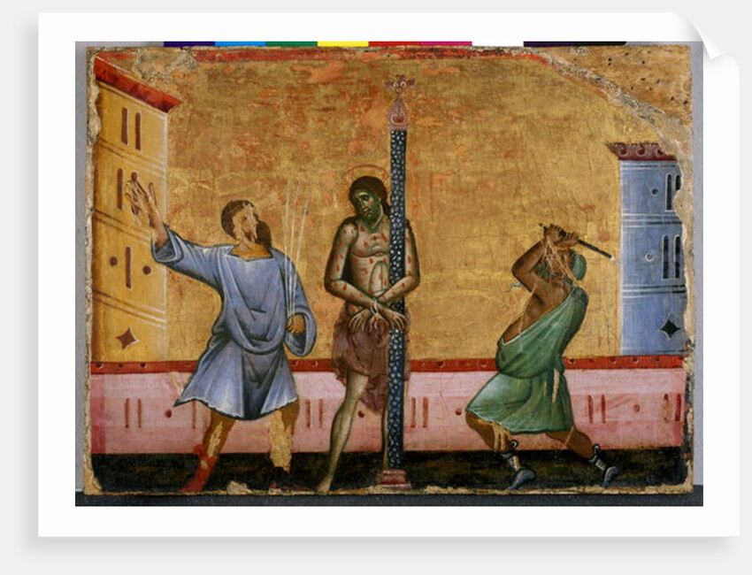 The Flagellation of Christ by Guido da Siena