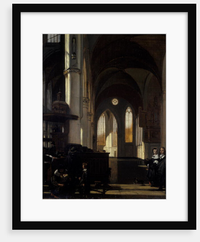 The Interior of a Gothic Church, c.1650 by Emanuel de Witte