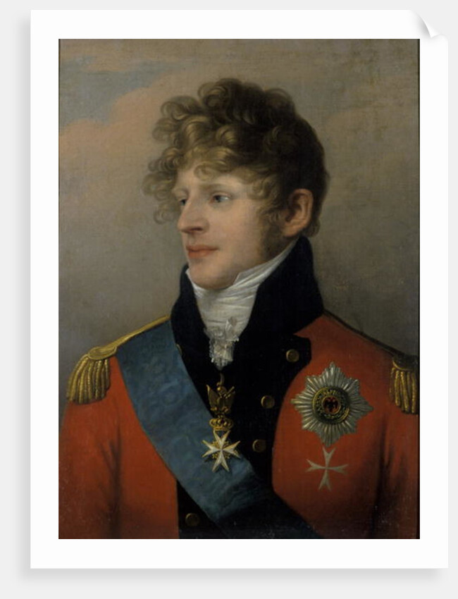 Duke August of Sachsen-Gotha-Altenburg, 1807 by Friedrich Ludwig Theodor Doell