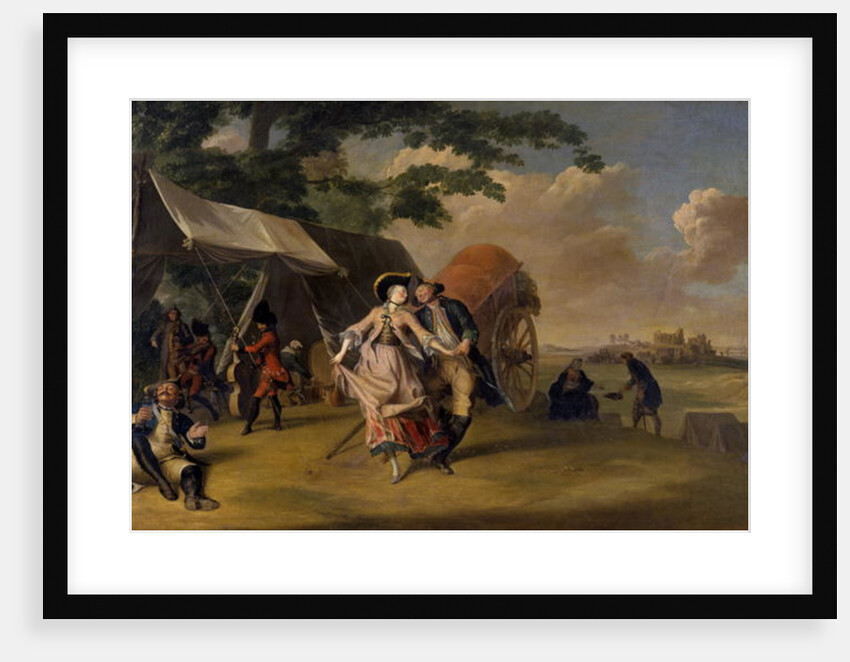 Dance in a Camp, 1765 by Jakob Michel
