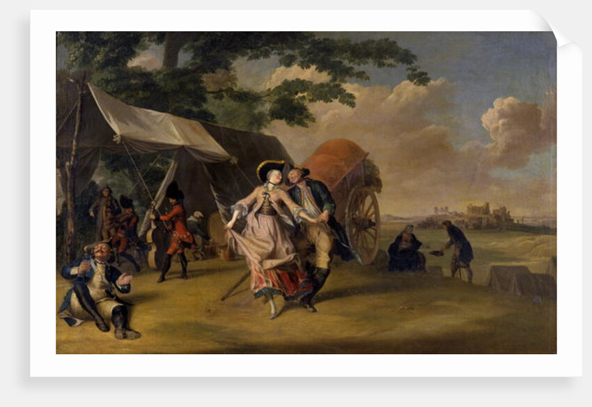Dance in a Camp, 1765 by Jakob Michel
