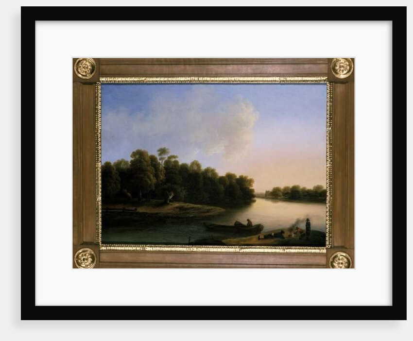 River Landscape by Otto Wagner