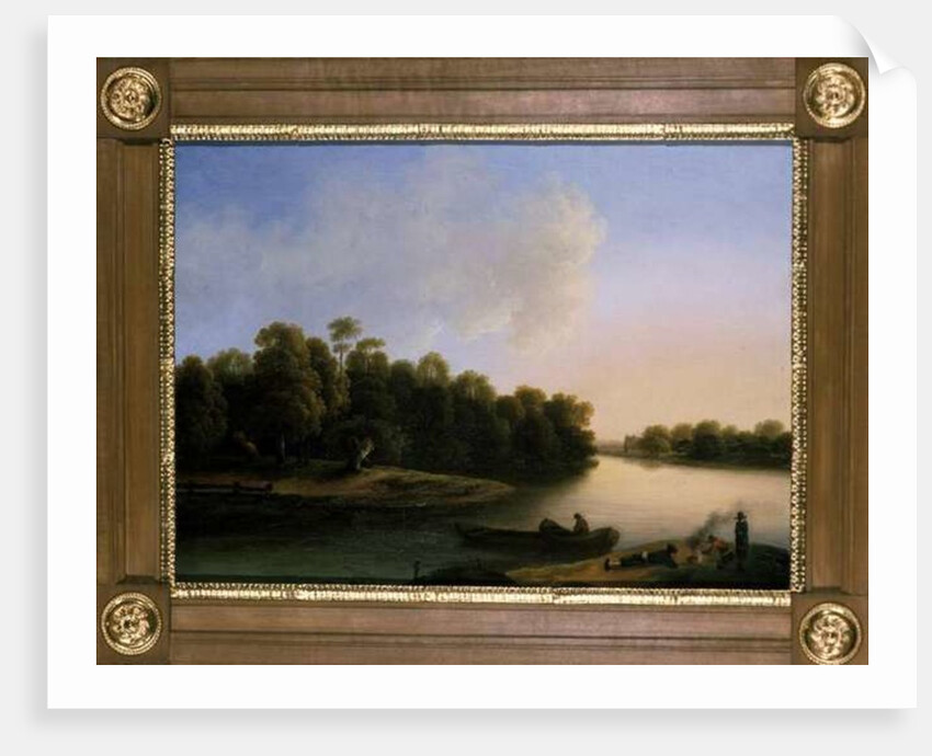 River Landscape by Otto Wagner