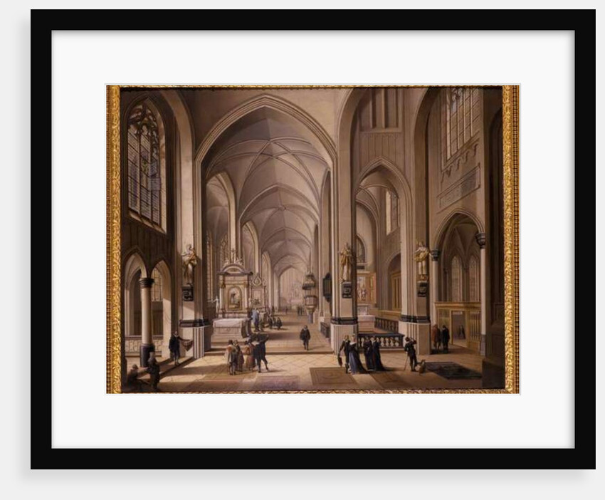 Interior of a Gothic Church, 1787 by Johann Ludwig Ernst Morgenstern