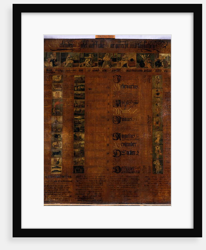 Calender, 1601-50 by German School