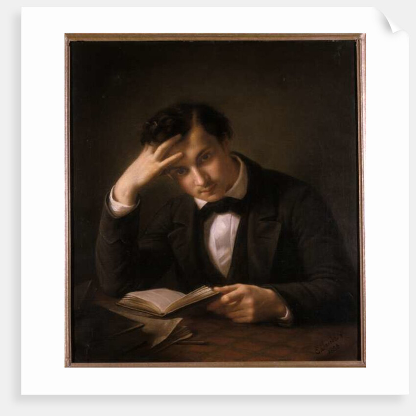 Young Student, 1858 by Emil Jacobs