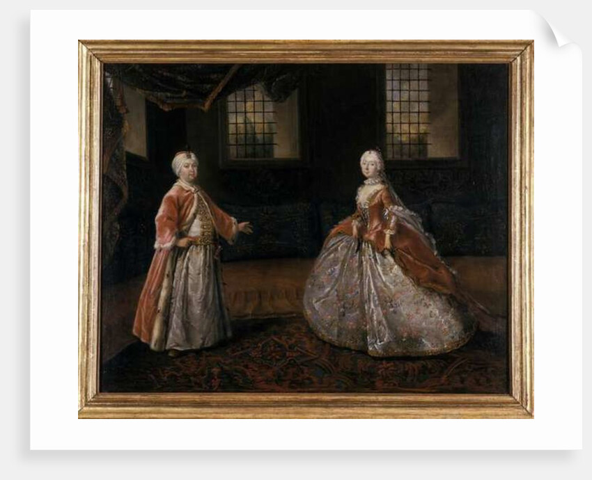 Portrait of Duke Friedrich III of Saxe-Gotha-Altenburg and Duchess Luise-Dorothee, 1760 by Johann Friedrich Loeber