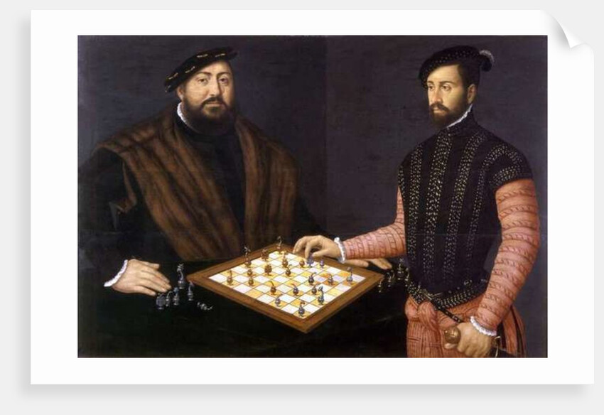 John Frederick the Magnanimous playing chess, 1552 by Jan Cornelisz Vermeyen