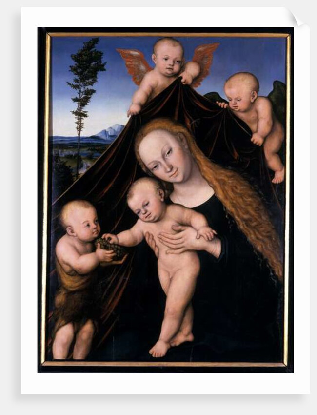 Madonna and Child with John the Baptist, 1534 by Lucas the Younger Cranach