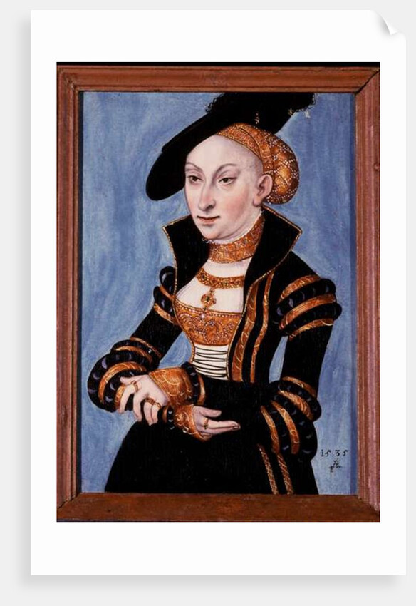 Sibylle, Electoral Princess of Saxony, 1535 by Lucas the Elder Cranach