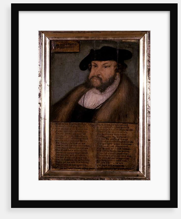 John the Steadfast, Elector of Saxony, 1536 by Lucas the Elder Cranach