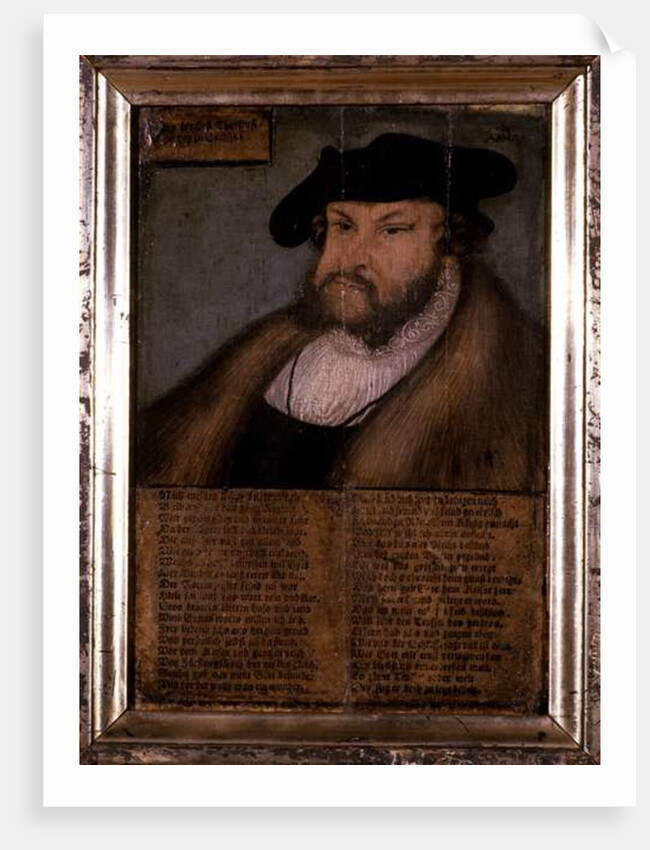 John the Steadfast, Elector of Saxony, 1536 by Lucas the Elder Cranach