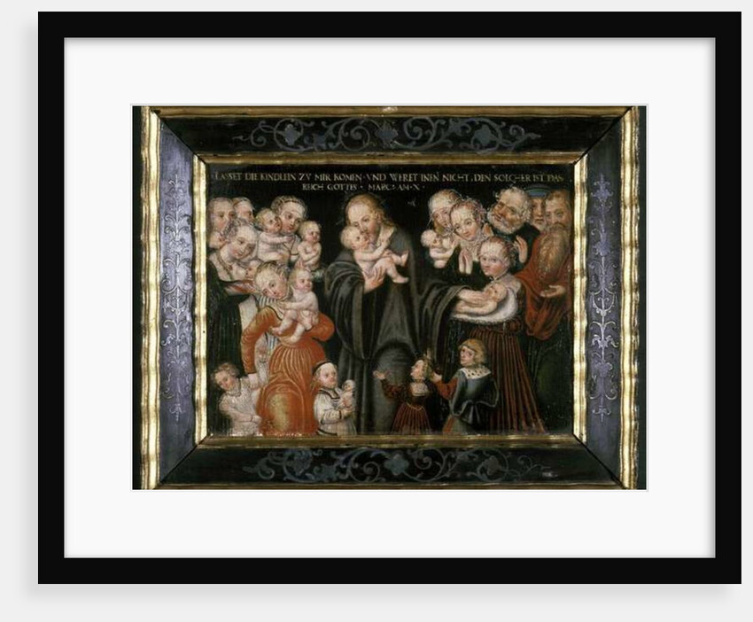 Jesus blessing the children by Lucas the Elder Cranach