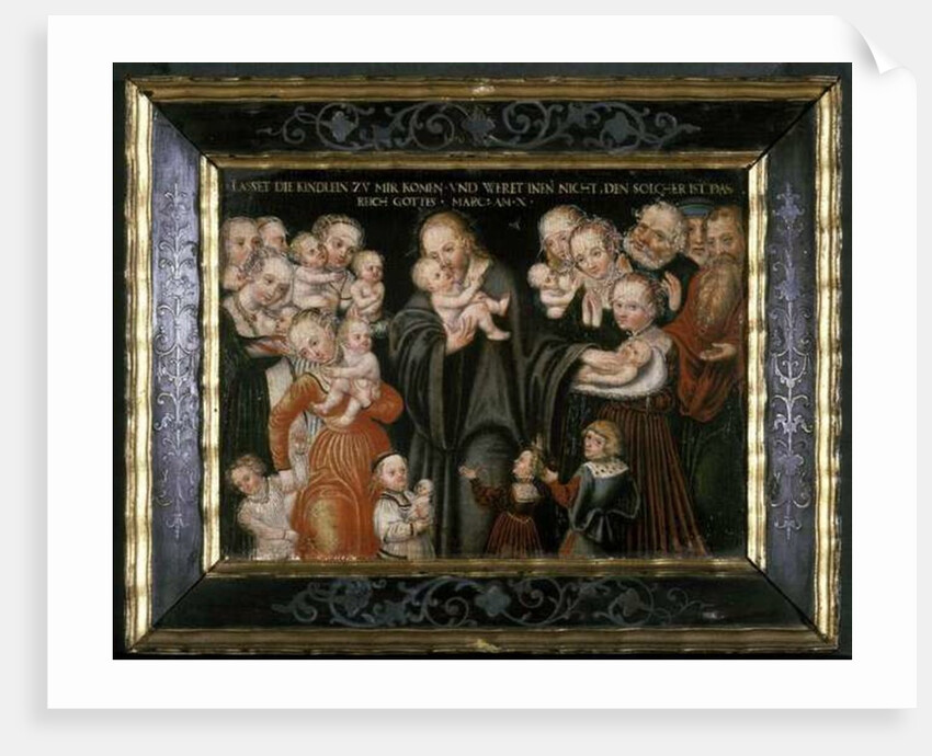 Jesus blessing the children by Lucas the Elder Cranach
