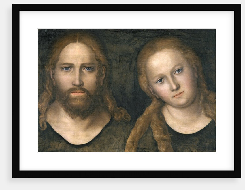 Christ and Mary, 1516-20 by Lucas the Elder Cranach