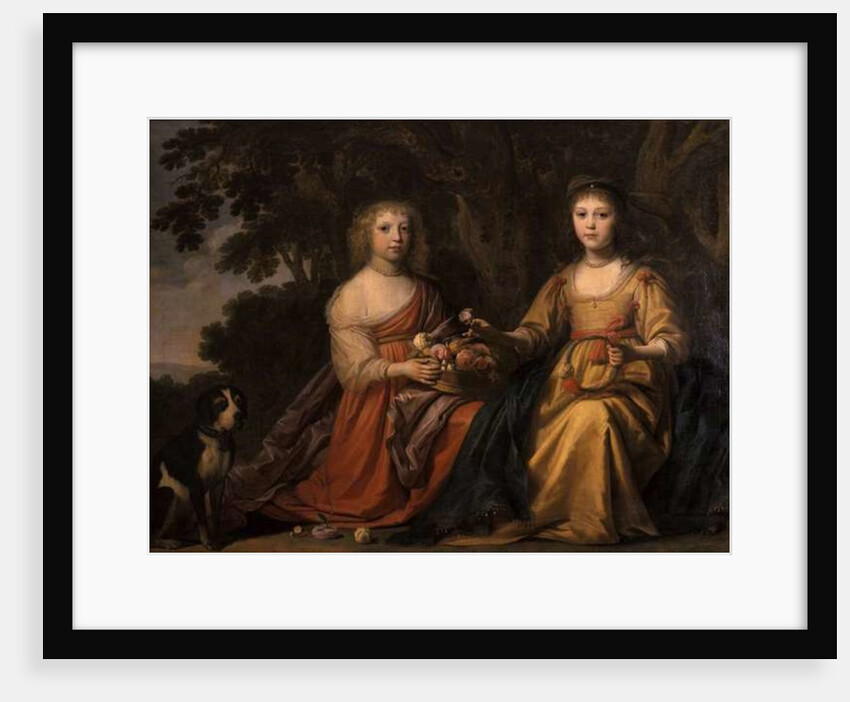 Maria Magdalena and Charlotta Elisabetha, Princesses of Nassau by Willem van Honthorst