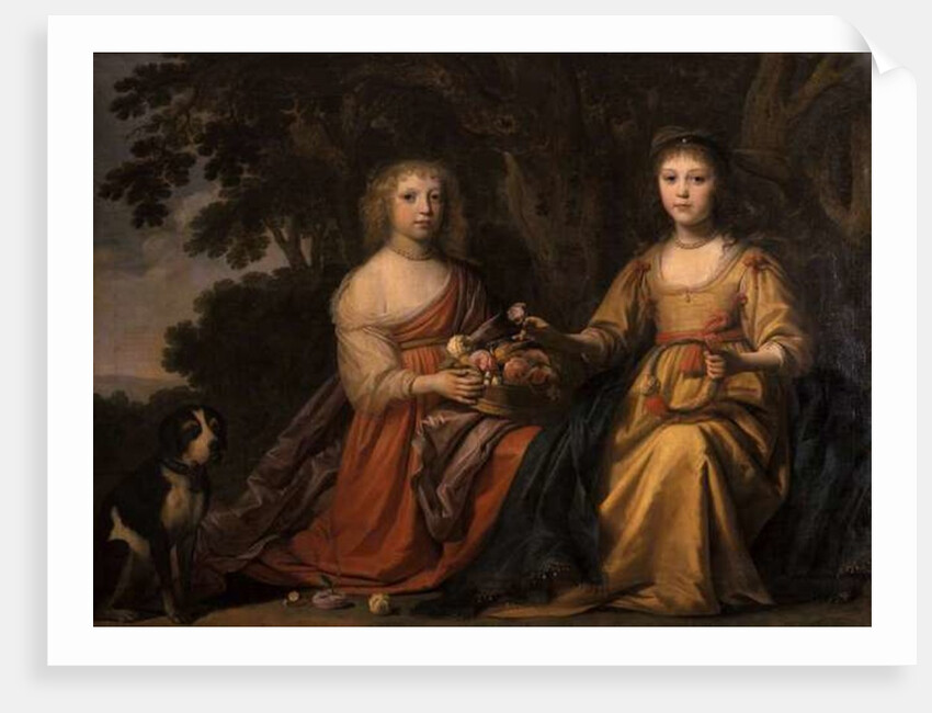 Maria Magdalena and Charlotta Elisabetha, Princesses of Nassau by Willem van Honthorst