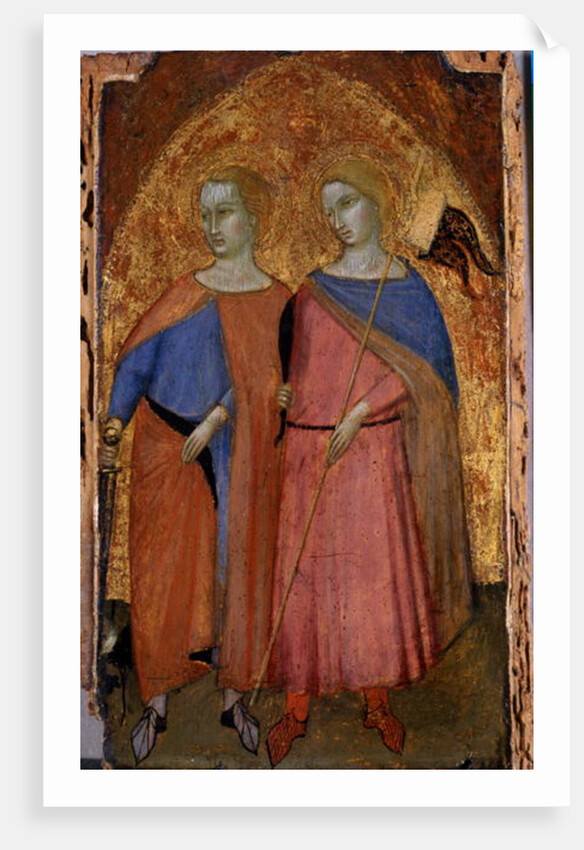 Saints Galganus and Ansanus, c.1360 by Ambrogio Lorenzetti