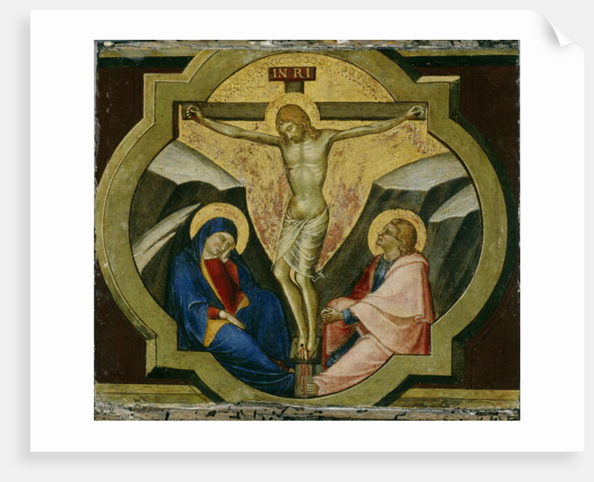 Christ on the Cross with Saints Mary and John, c.1370 by Luca di Tomme