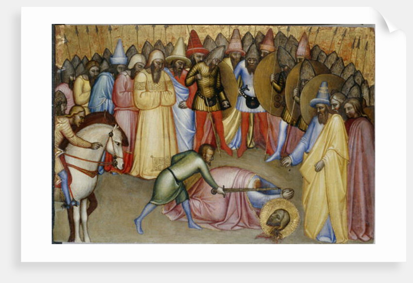 The Beheading of a Saint by School Italian