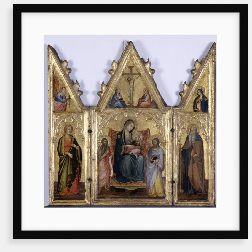 Triptych with Madonna and Child, c.1400 by Andrea di Bartolo