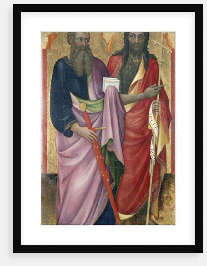 The Apostle Paul and John the Baptist, c.1418-20 by Piero di Alvaro