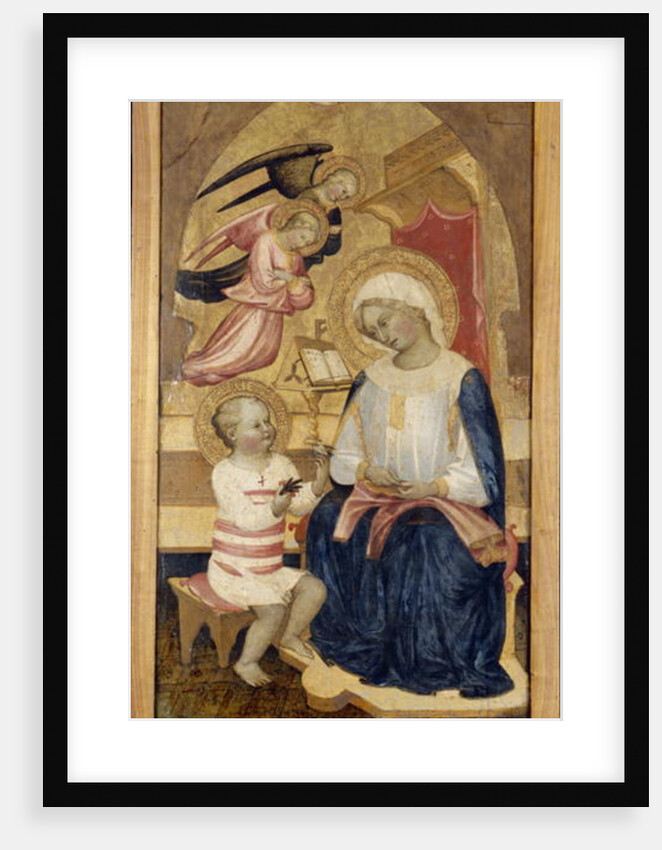 Mary with Jesus and two angels, c.1425 by Master of the Bambino Vispo