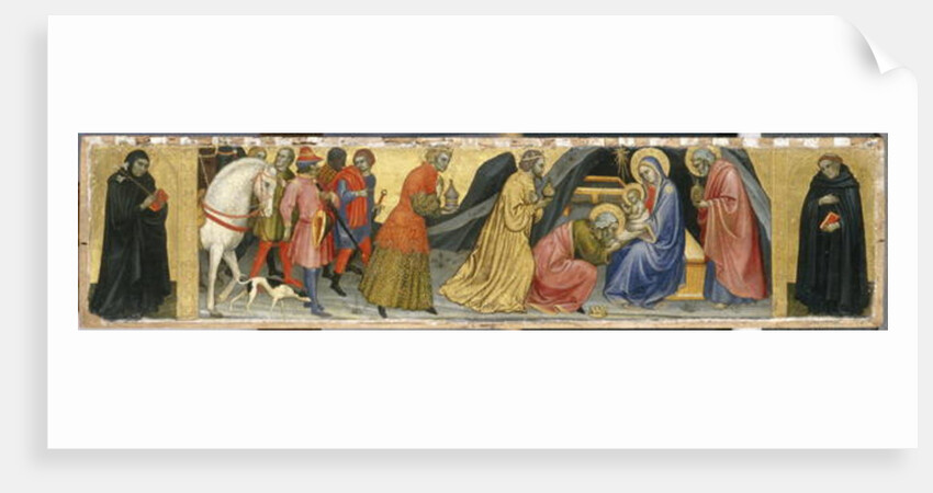 The Adoration of the Magi and two Saints, c.1404 by Taddeo di Bartolo