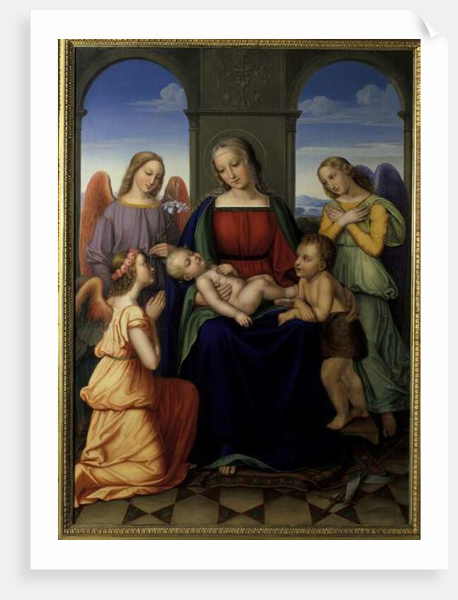 Madonna with Angels, 1823 by Louise Seidler